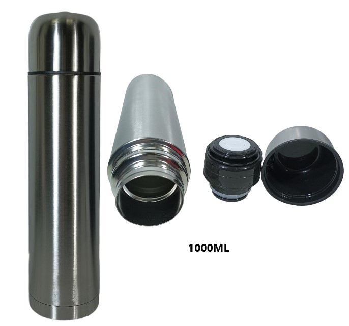 TERMO BALA DE 1L FRIO/CALIENTE (PLATEADO) OG-T7