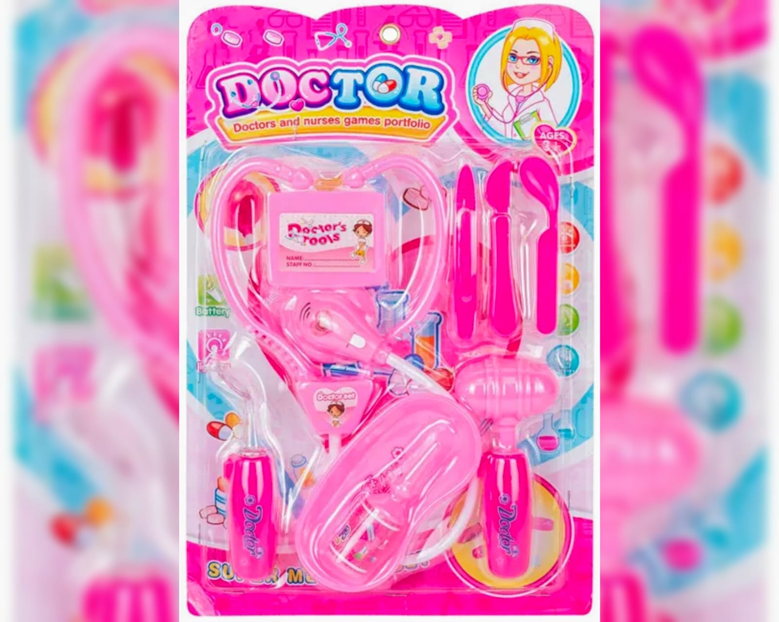 SET DOCTOR INFANTIL CON ACCESORIOS 610-1