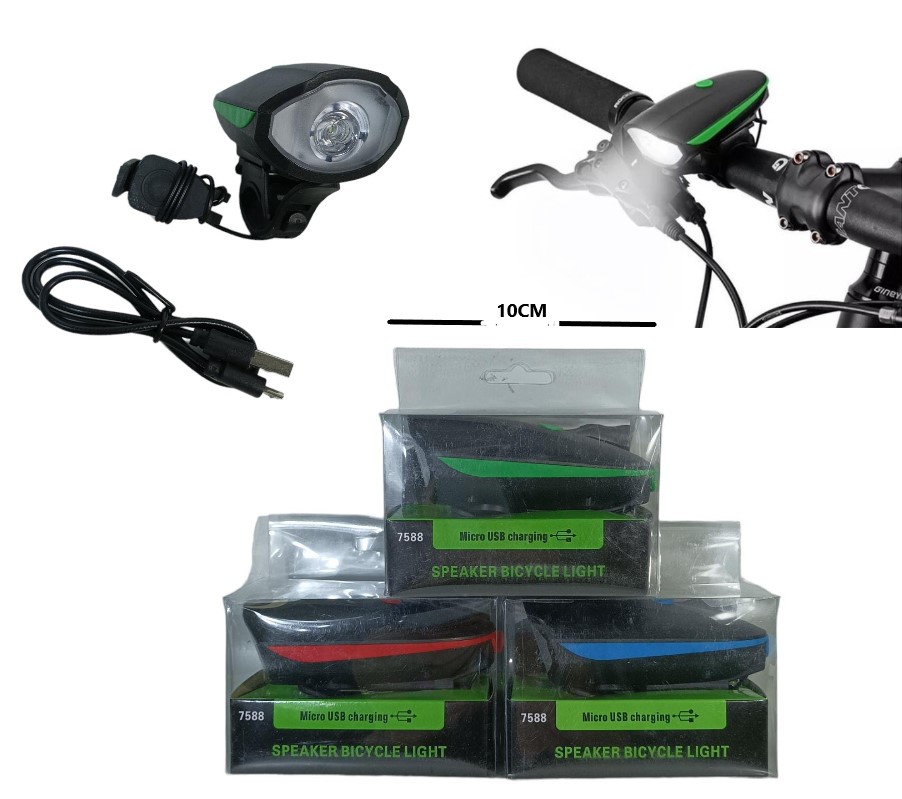 LUZ RECARGABLE DE BICI C/ BOCINA BL-1-5891 S7599