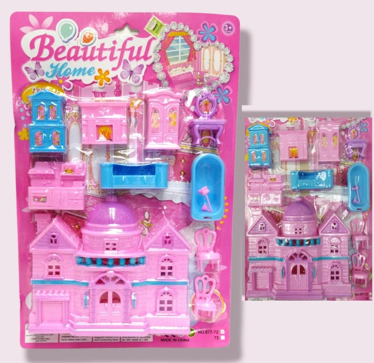 CASTILLO HOME CON ACCESORIOS EN BLISTER 877-72
