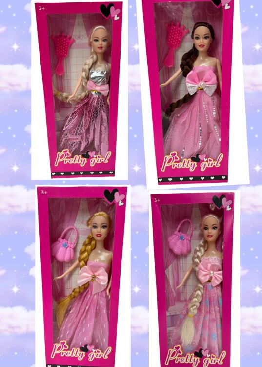 MUÑECA ARTICULADA VESTIDOS PRETTY GIRL A-M0215