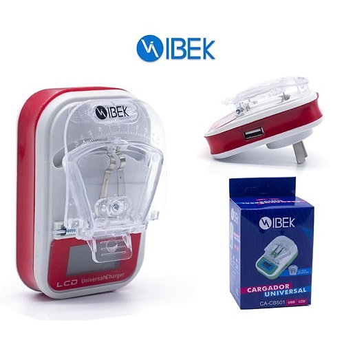 CARGADOR IBEK UNIVERSAL LCD CA-CB501 CA-CB500