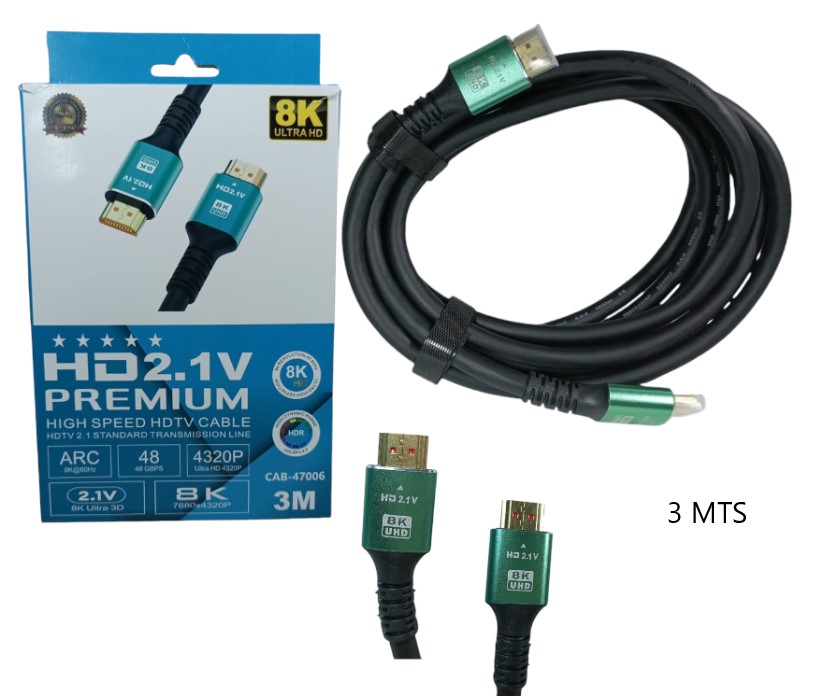 CAB-47020 CABLE HDMI M3 8K 2.1 CAB-47006