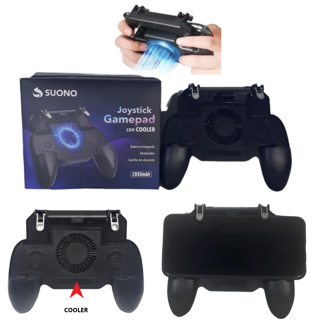 JOYSTICK PARA CELULAR CON COOLER COL001