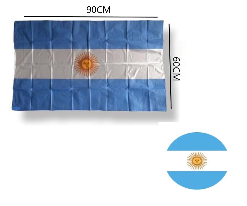 BANDERA MEDIANA ARGENTINA 90X60CM 633115 EF10010