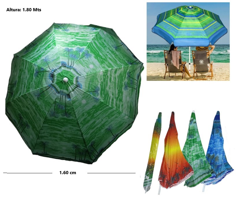 SOMBRILLA DE JARDIN/PLAYA R258525 R258526