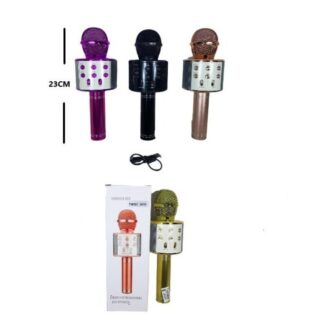 MIC-21007 MICROFONO KARAOKE EFECTO DE VOZ K-585