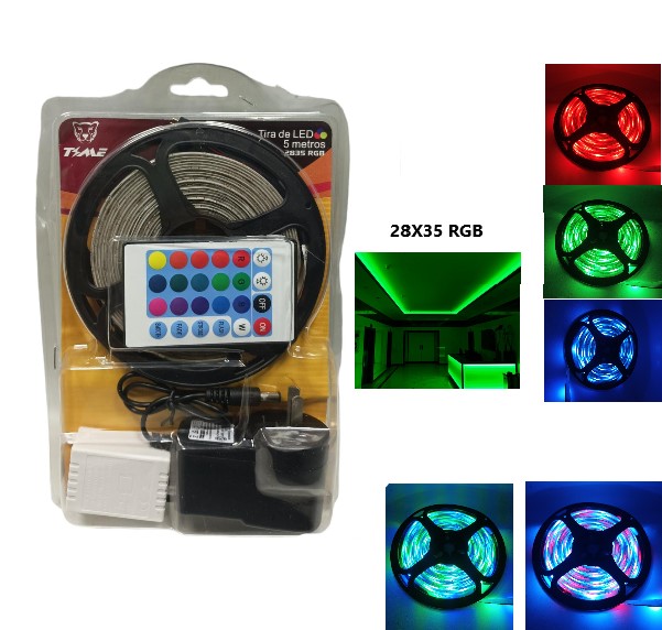 LTL024A TIRA LED 28X35 RGB 5M LED TIME