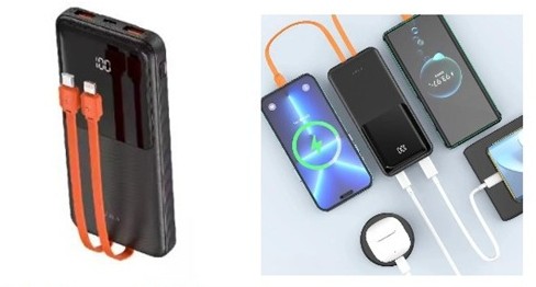 POWERBANK PORTATIL 10000mAh 22.5W C/TIPO C -IPH PB84
