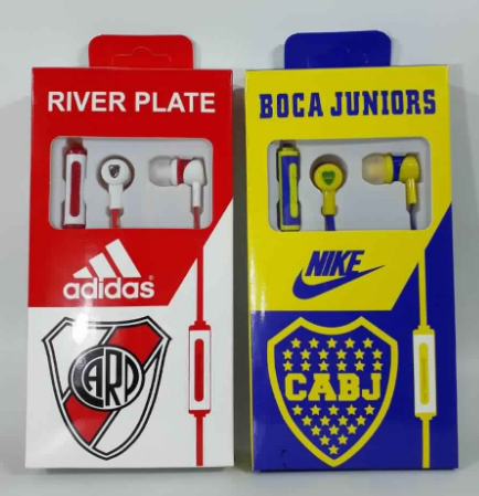 AURICULAR BOCA/RIVER MANOS LIBRES EN CAJA RAN-318
