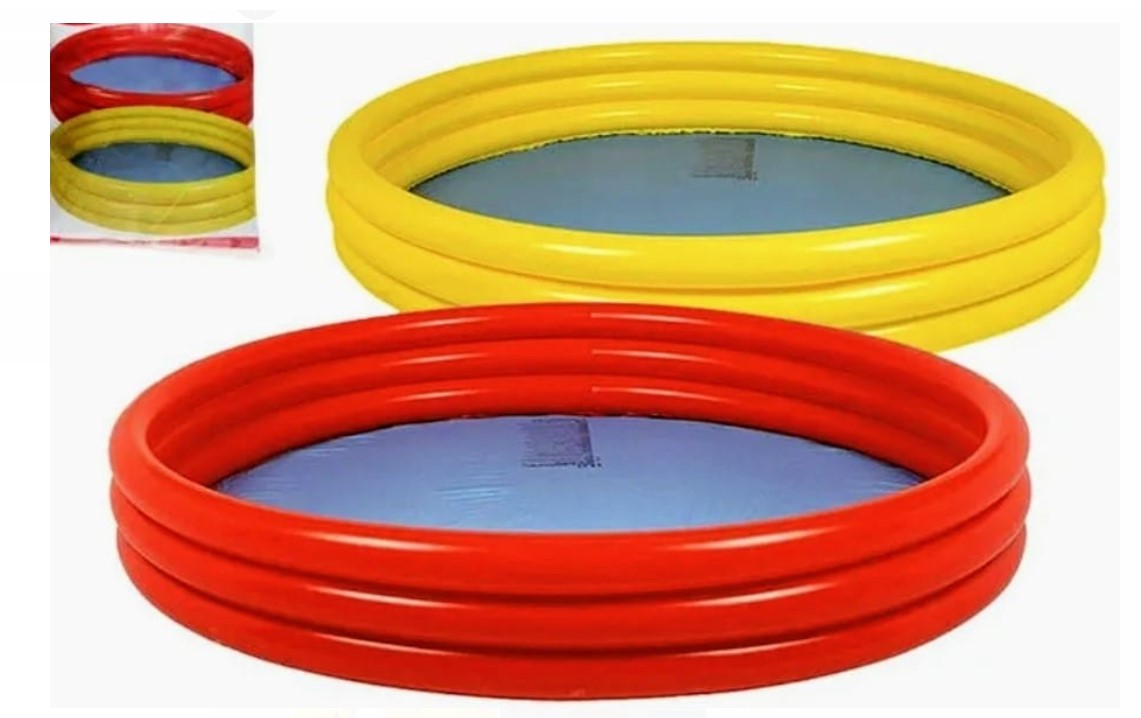 PILETA INFLABLE 3 AROS 122CM x 25CM 10303-1