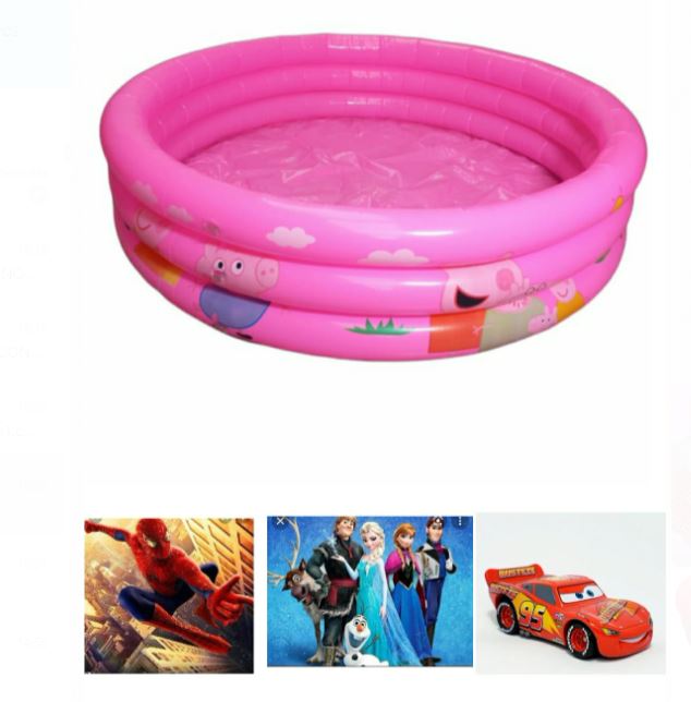 PILETA INFLABLE 3 AROS 90CM (PERSONAJES NIÑOS) 2345355