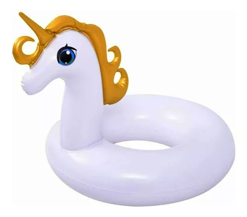 SALVAVIDAS BOTE INFLABLE P/PIES UNICORNIO C2366-LB