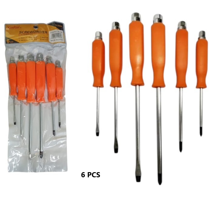 DESTORNILLADOR GOLPE X6PCS V6-104 (ROJO) K-104