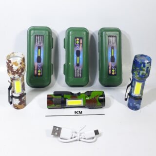 MELECH-93 LINTERNA MINI RECARGABLE METAL 911A