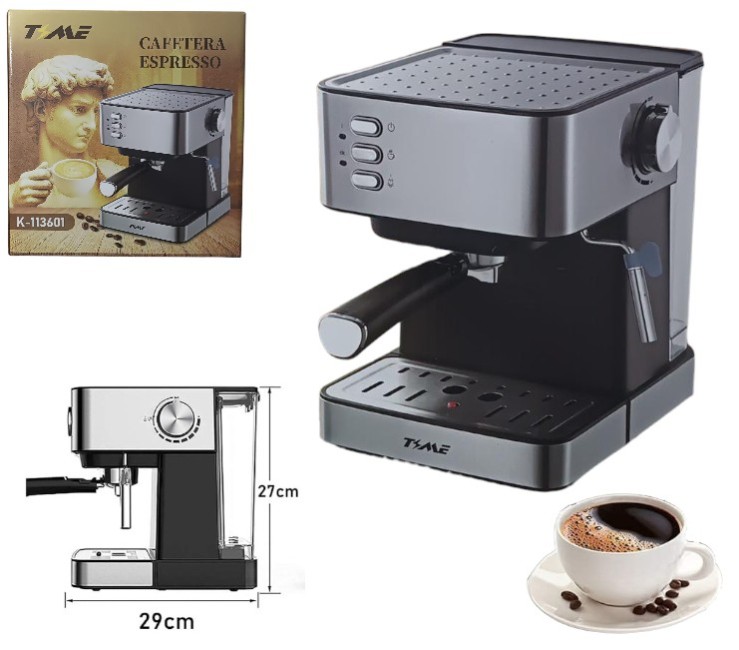 CAFETERA EXPRESSO TIME 1.6L 20 BARES K-113601