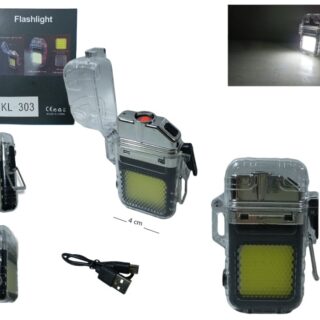 LINTERNA LED RECARGABLE C/ENCENDEDOR MELECH-428