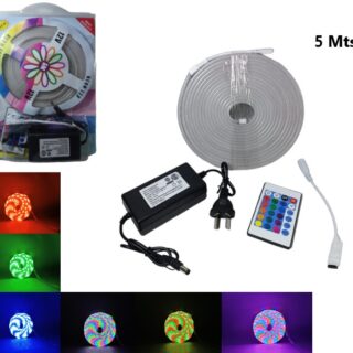 LED-9732 TIRA NEON RGB 5M C/ CONTROL 12V IP65 SV-STRIP