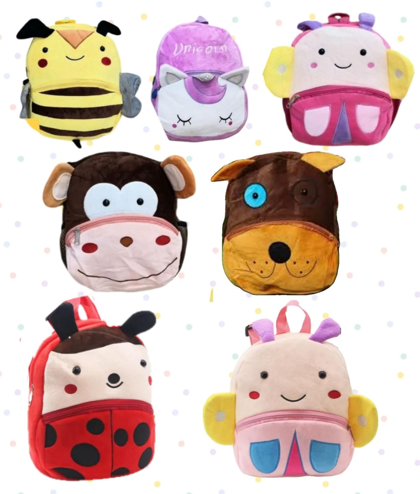 MOCHILA PELUCHE ANIMALITOS 99336