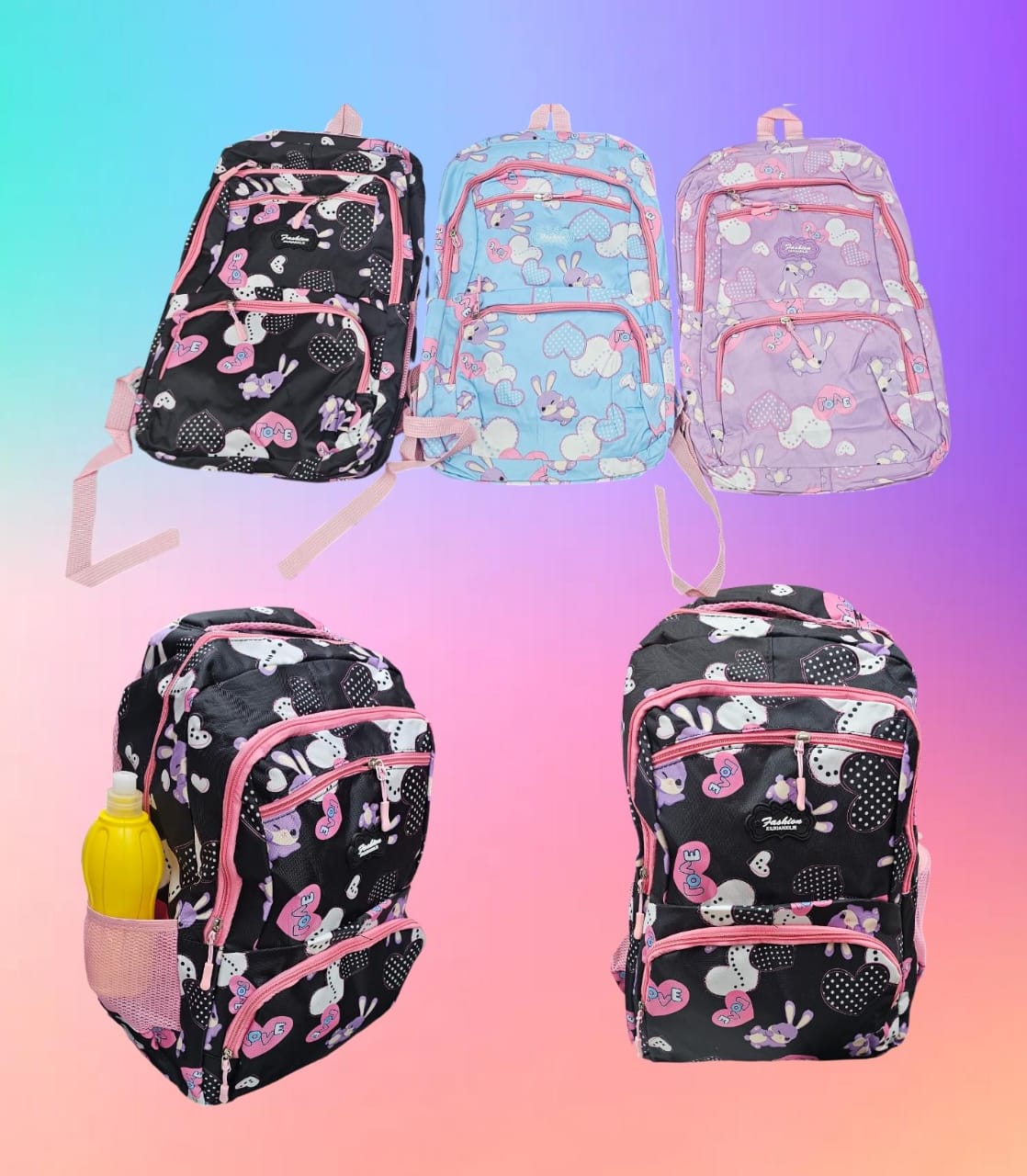 MOCHILA JUVENIL NENA CONEJO A240-10