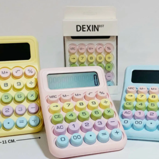 CALCULADORA COLOR 12 DIGITOS DX-816