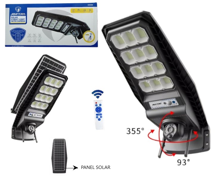 CAMARA CON REFLECTOR LED SOLAR JT-83088
