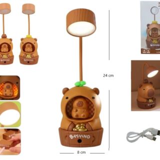 VELADOR CAPYBARA BAÑERA C/SACAPUNTAS XJD-73 LED-83064