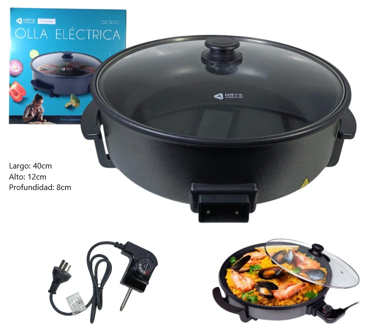 OLLA ELECTRICA REDONDA 8LT 1300W OR-5010