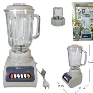 LICUADORA 1.5L C/MOLINILLO (VIDRIO) 400W