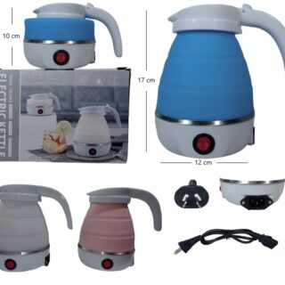 PAVA JARRA ELECTRICA PLEGABLE DE SILICON 600ML             AV-2826/YS-2008