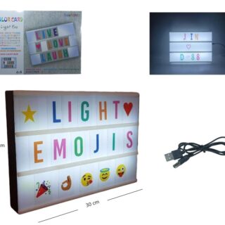 LED-83086 CARTEL LUMINOSO LED LETRAS A4 LED-83092