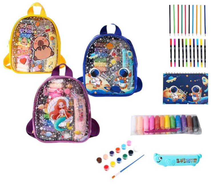 MOCHILA INFANTIL CON LIBRERIA