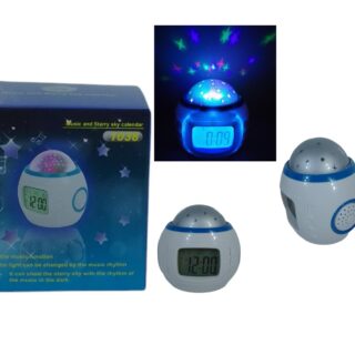 R-121009 RELOJ DESPERTADOR C/LUZ MUSICAL