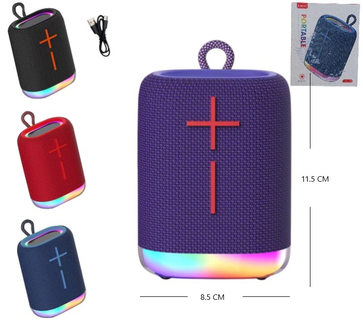 PARLANTE PORTATIL BT RGB