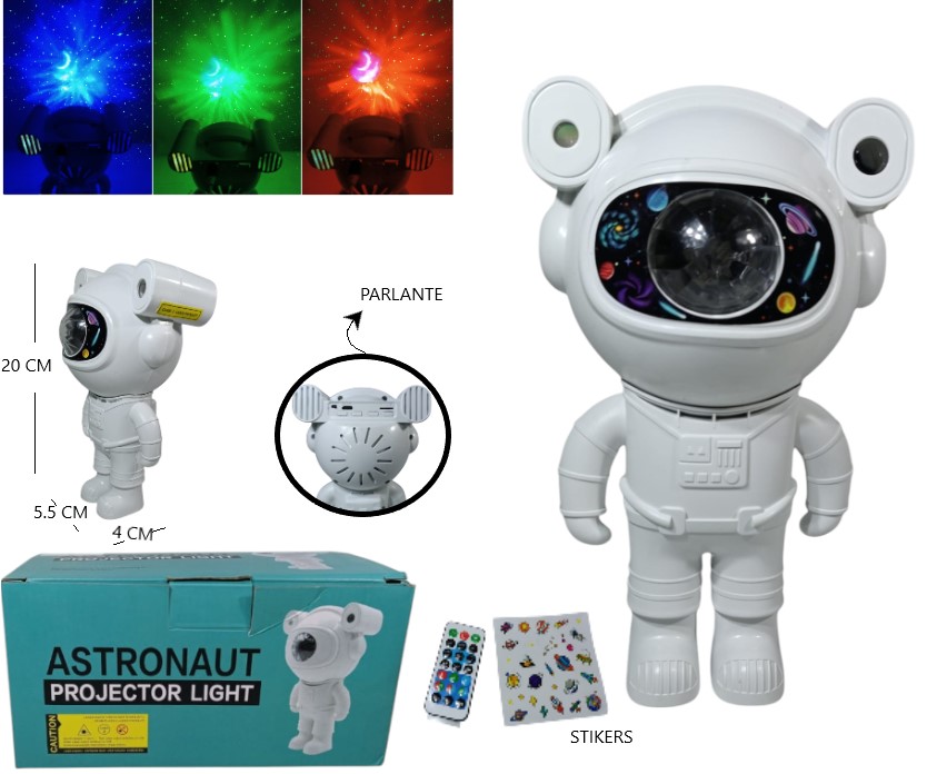 PROYECTOR ASTRONAUTA BLUETOOTH C/PARLANTE