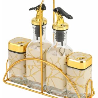 SET DE CONDIMENTERO Y ACEITERO X4 UNIDADES