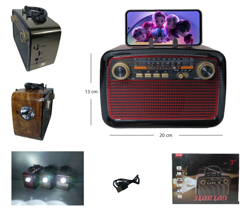 RADIO AM/FM 3PLG 3 BANDAS BLUETOOH