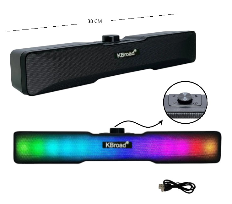 BARRA PARLANTE PORTATIL RGB