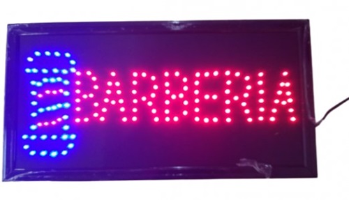 CARTEL BARBERIA LED