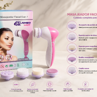 Masajeador limpiador facial 5 en 1 S25-393