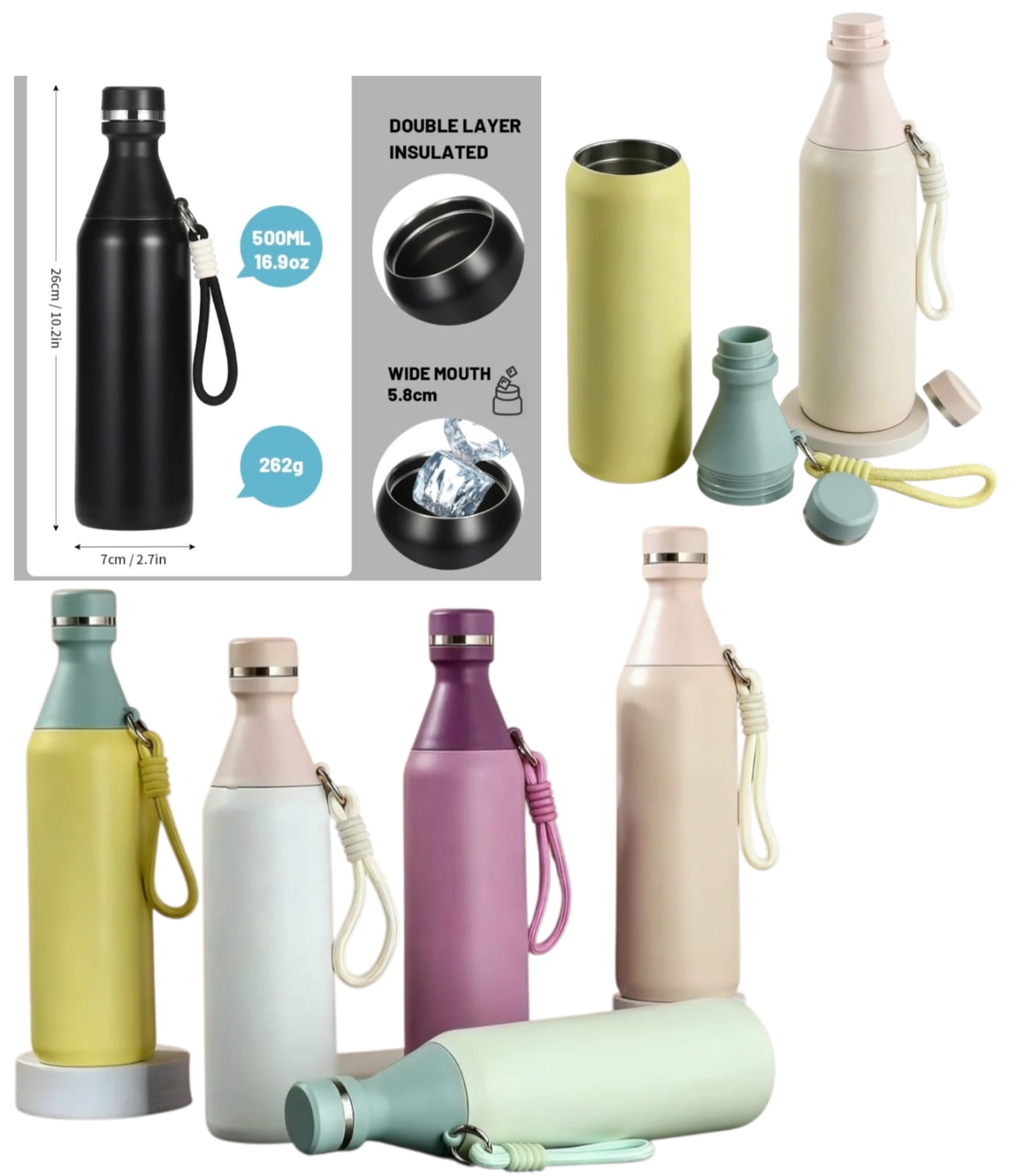 BOTELLA TERMICA 550ML DUAL