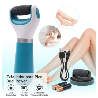 Exfoliador para pies con repuesto (pilas y usb) S25-404