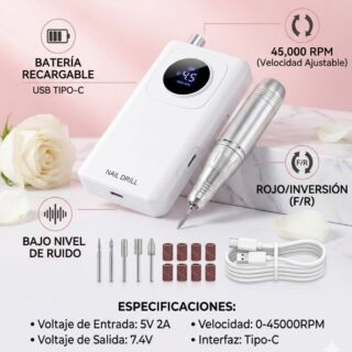 Torno profesional para manicura tornasolado JW2565