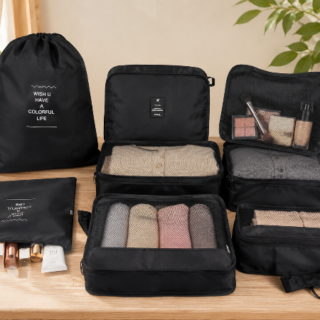 Kit 9 bolsos y neceser para viaje