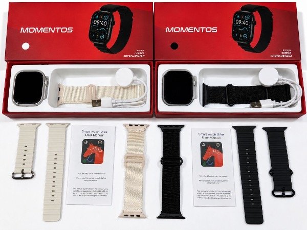 Reloj inteligente smart watch con 2 mallas
