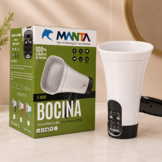 Bocina altavoz portátil con linterna L-026