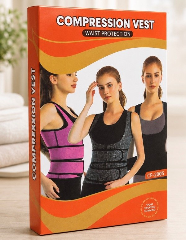 Chaleco moldeador doble cinto 1270-11