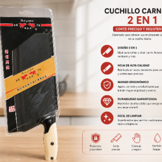 Cuchillo hacha chef W25029