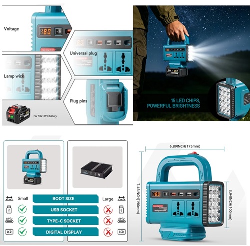 MULTINFUCIONAL CARGADOR INVERTER 150W