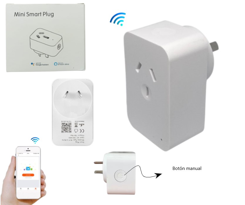 ENCHUFE INTELIGENTE WIFI ZD04